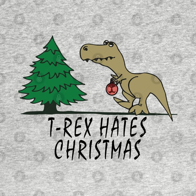 T-Rex - Hates Christmas by madmonkey